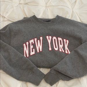 oversized brandy crewneck sweatshirt
